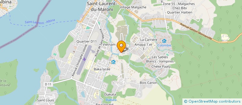 localisation de l'entreprise DALLY'S FOOD  SAINT-LAURENT-DU-MARONI