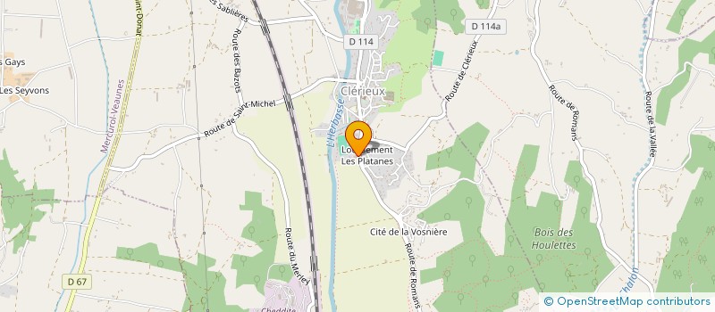 localisation de l'entreprise DALMA  CLERIEUX