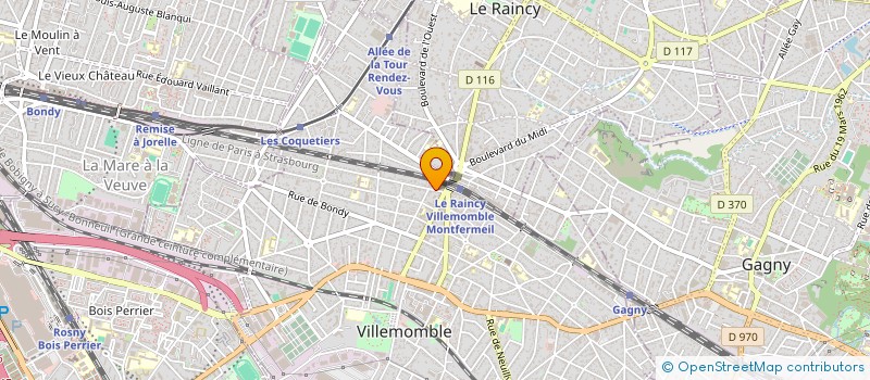 localisation de l'entreprise DALMA-BAT  VILLEMOMBLE