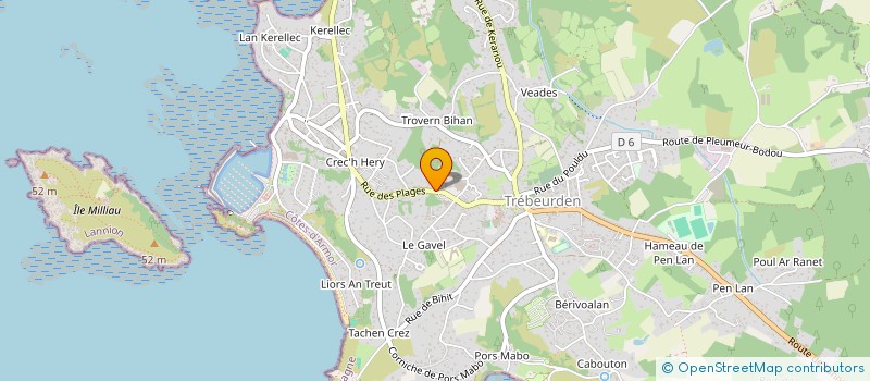 localisation de l'entreprise DALMAPI à TREBEURDEN