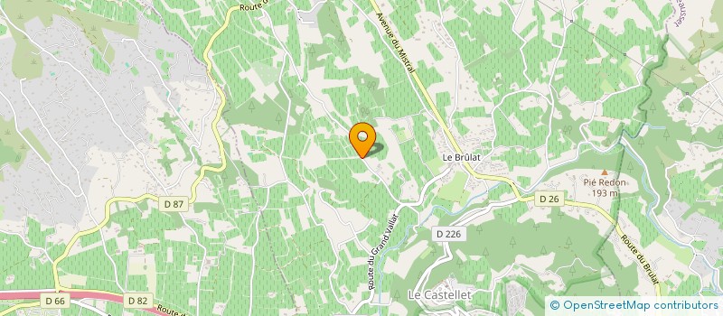 localisation de l'entreprise DALMAS à LE CASTELLET