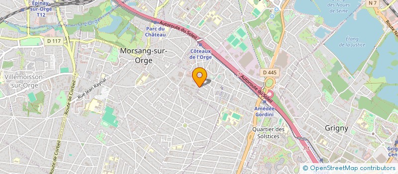 localisation de l'entreprise DALMASO à MORSANG-SUR-ORGE