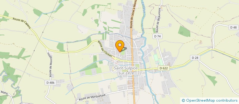 localisation de l'entreprise DALMASSO à SAINT-SULPICE-SUR-LEZE