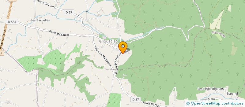 localisation de l'entreprise DALMASSO INVESTISSEMENTS  CLIOUSCLAT