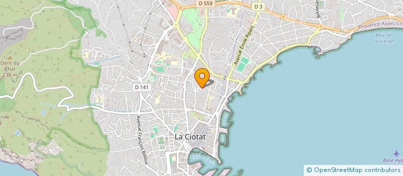 localisation de l'entreprise DALMASSO VINS EN GROS à LA CIOTAT