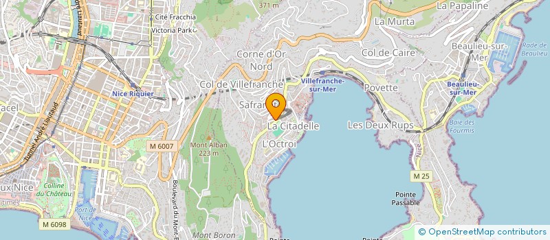 localisation de l'entreprise DALMAT à VILLEFRANCHE-SUR-MER