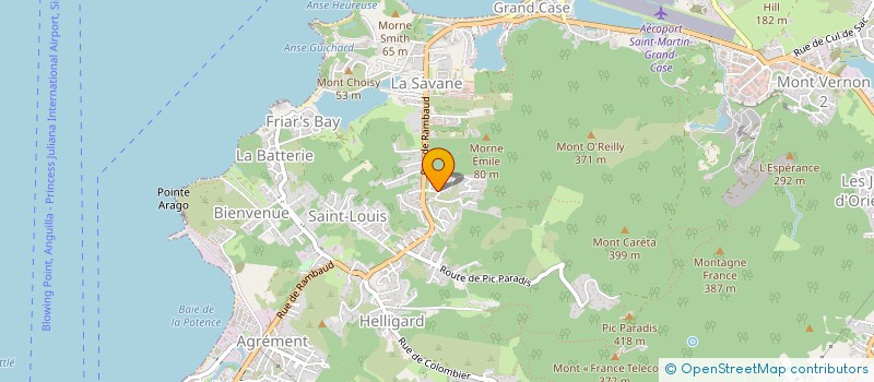 localisation de l'entreprise DALMAVIC à SAINT MARTIN