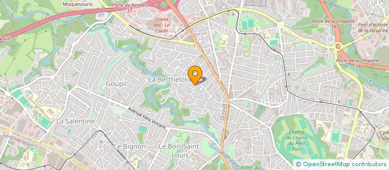 localisation de l'entreprise DALMIPO à ORVAULT