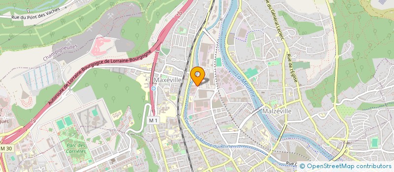 localisation de l'entreprise DALMOLIN  MAXEVILLE