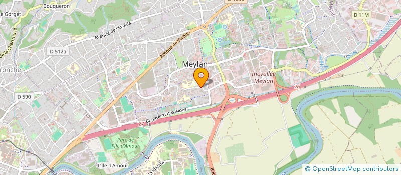 localisation de l'entreprise DALMONTE à MEYLAN