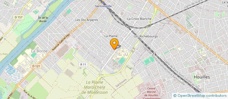 localisation de l'entreprise DALNAV  SARTROUVILLE