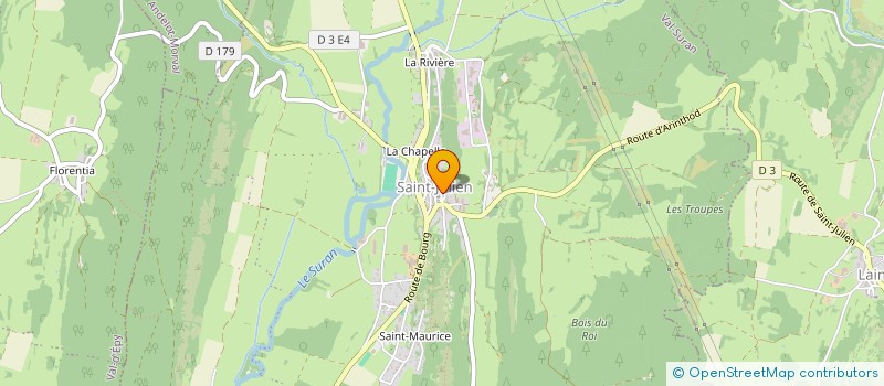 localisation de l'entreprise DALO  VAL SURAN