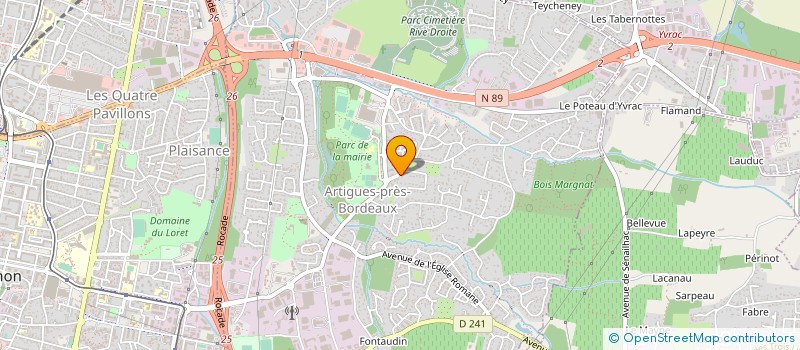 localisation de l'entreprise DALO RENOV  ARTIGUES-PRES-BORDEAUX