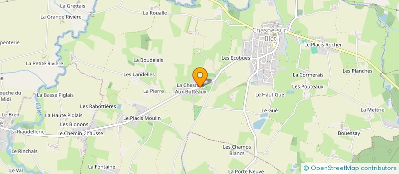 localisation de l'entreprise DALOE  CHASNE-SUR-ILLET