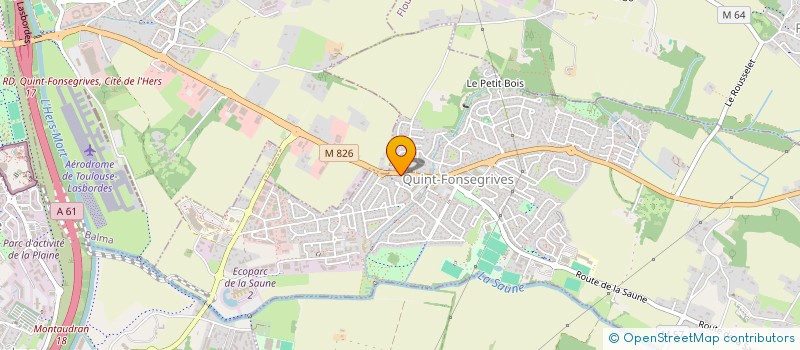 localisation de l'entreprise DALOPTIC à QUINT-FONSEGRIVES