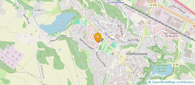 localisation de l'entreprise DALORENZO  VILLEFONTAINE