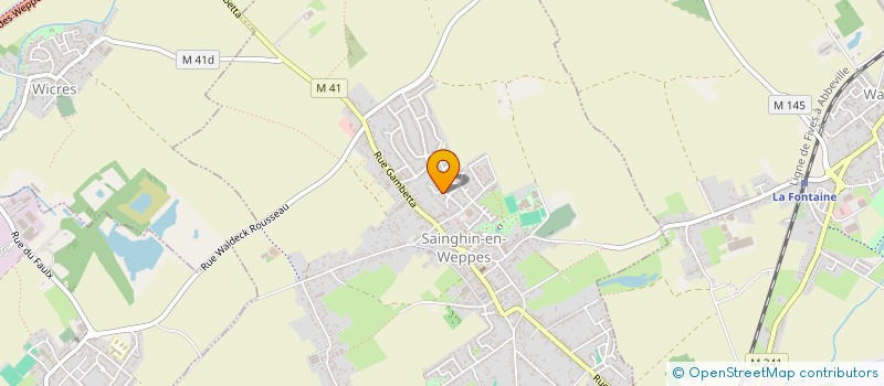 localisation de l'entreprise DALOU  SAINGHIN-EN-WEPPES