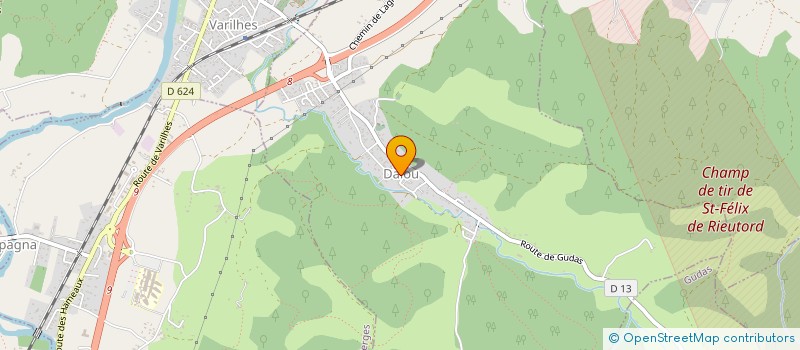 localisation de l'entreprise DALOU EN FETE à DALOU