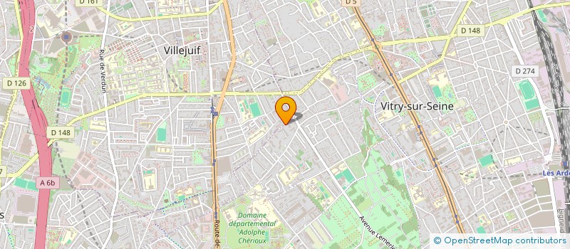 localisation de l'entreprise DALOU IMMO  VITRY-SUR-SEINE