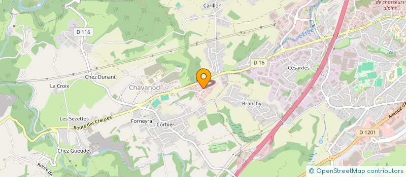 localisation de l'entreprise DALPHINAA  CHAVANOD