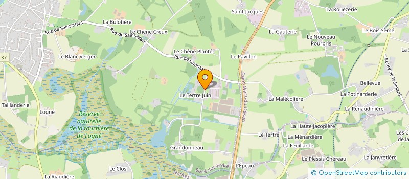 localisation de l'entreprise DALPLAC à SUCE-SUR-ERDRE