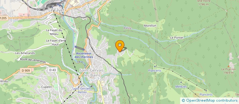 localisation de l'entreprise DALPS  SAINT-GERVAIS-LES-BAINS