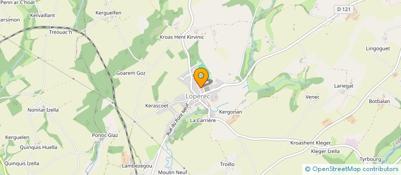 localisation de l'entreprise DALS  LOPEREC