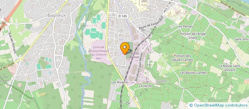 localisation de l'entreprise DALSOUPLE IMMOBILIER  SAUMUR