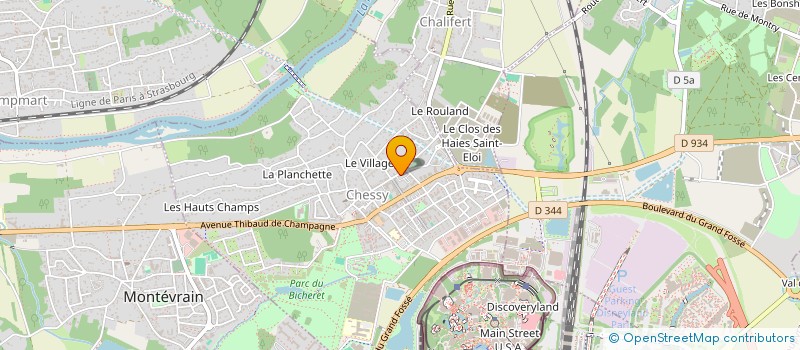 localisation de l'entreprise DALTO à CHESSY