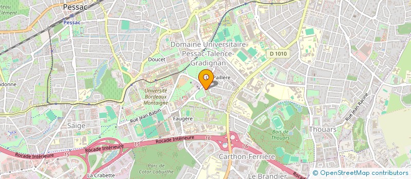 localisation de l'entreprise DALTO-VERRIER  PESSAC