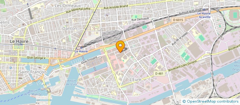 localisation de l'entreprise DALTON à LE HAVRE