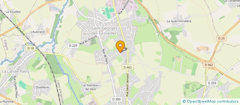 localisation de l'entreprise DALU à SAINT-GEORGES-DES-GROSEILLERS