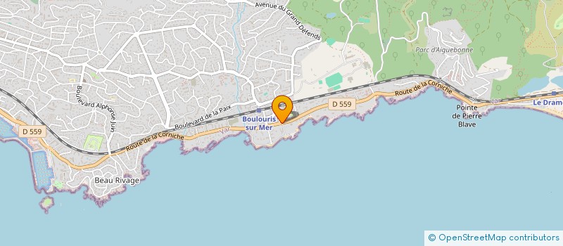 localisation de l'entreprise DALUCIA  SAINT-RAPHAEL