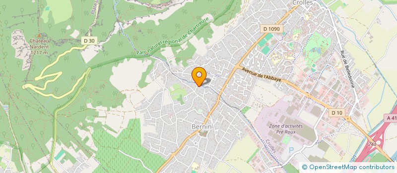 localisation de l'entreprise DALURO  BERNIN