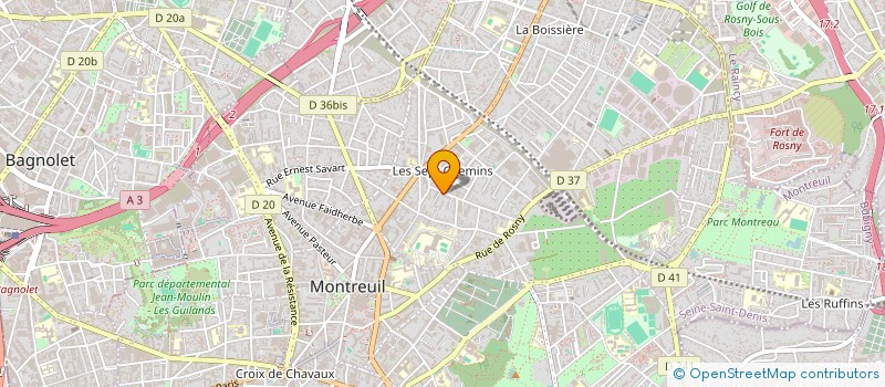 localisation de l'entreprise DALUZ MAINTENANCE IMMOBILIERE à MONTREUIL