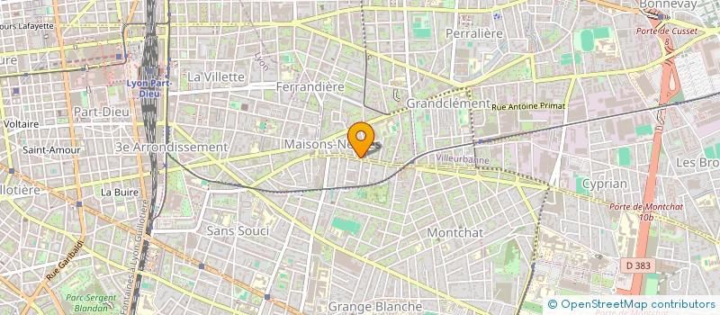 localisation de l'entreprise DALV  VILLEURBANNE