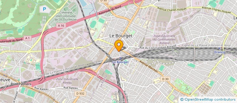 localisation de l'entreprise DALVELLO à LE BOURGET