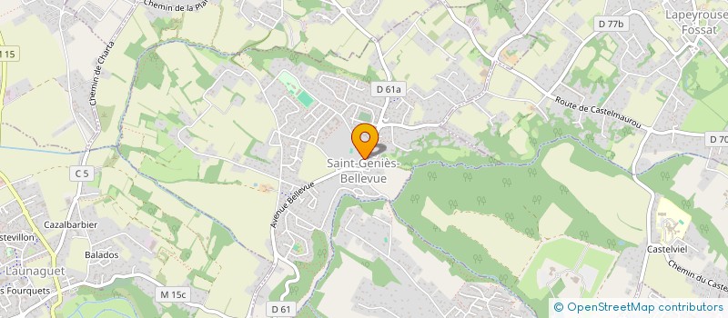 localisation de l'entreprise DALVI HOLDING  SAINT-GENIES-BELLEVUE