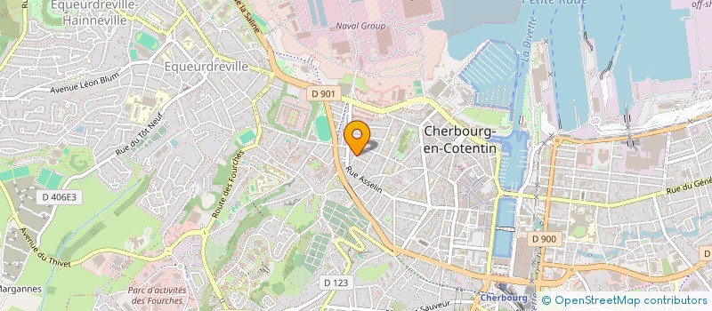 localisation de l'entreprise DALY à CHERBOURG-EN-COTENTIN