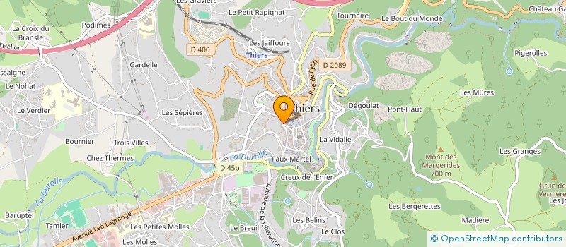 localisation de l'entreprise DALY'S  THIERS