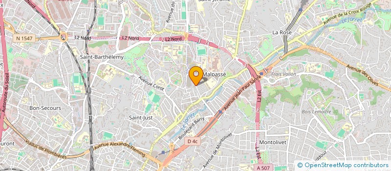 localisation de l'entreprise DALYANE à MARSEILLE