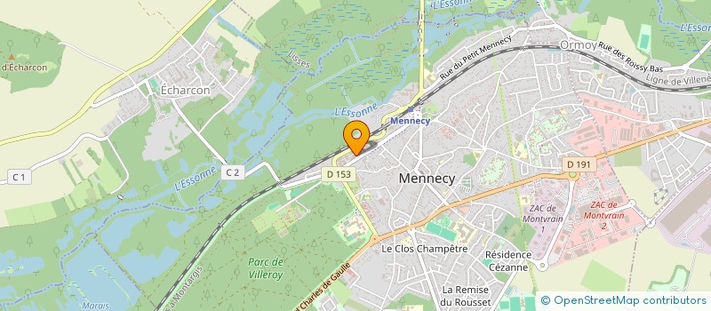 localisation de l'entreprise DALYBE à MENNECY