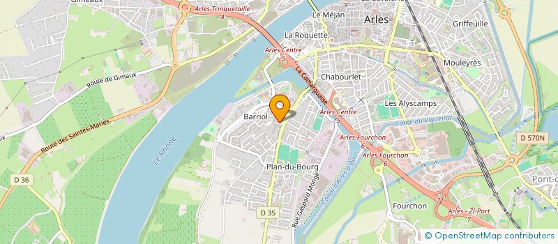 localisation de l'entreprise DALYNESS  ARLES