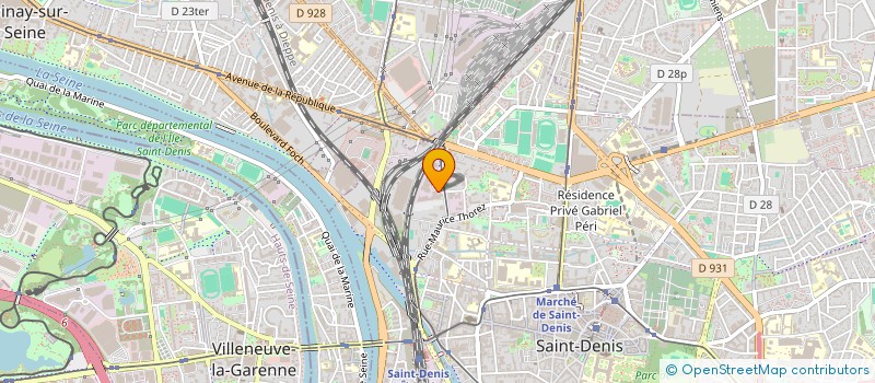 localisation de l'entreprise DALYO à SAINT-DENIS