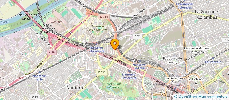 localisation de l'entreprise DALYTECHNO  NANTERRE