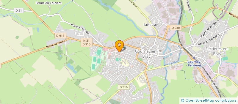 localisation de l'entreprise DALZON MANAGEMENT ET FINANCES à GOURNAY-EN-BRAY