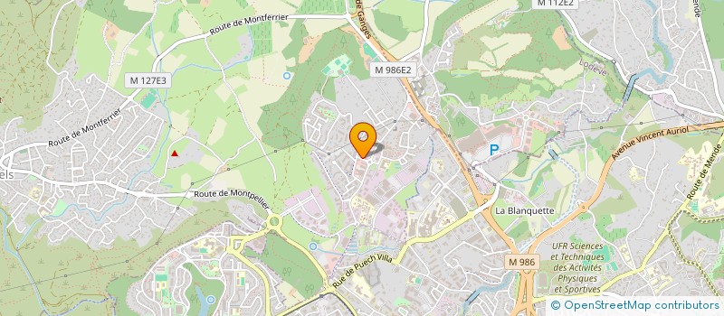 localisation de l'entreprise DAM à GRABELS