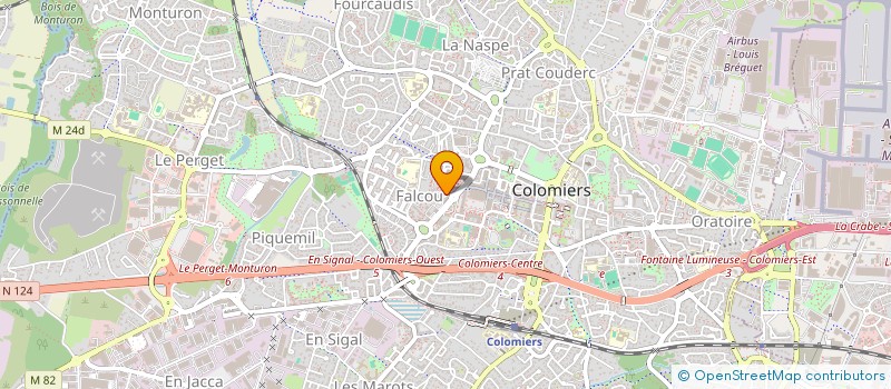 localisation de l'entreprise DAM 82 à COLOMIERS
