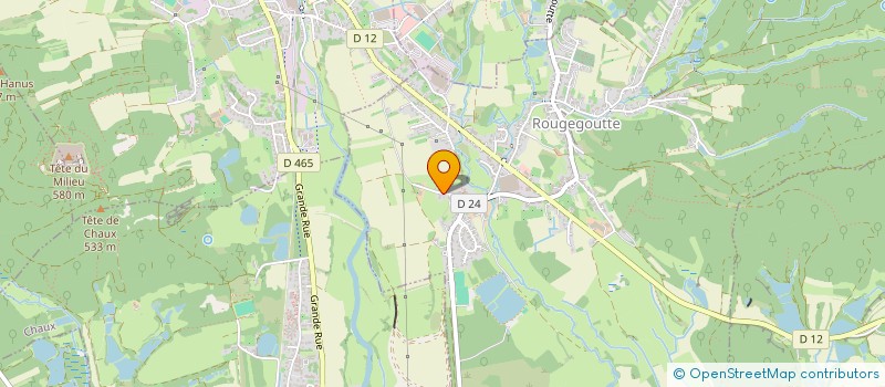 localisation de l'entreprise DAM à ROUGEGOUTTE