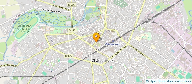 localisation de l'entreprise DAM à CHATEAUROUX